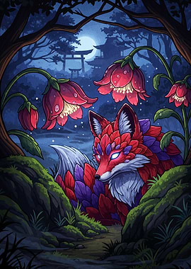 Mystical Fox Enchanted Forest