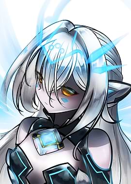 Anime Girl with Futuristic Outfit