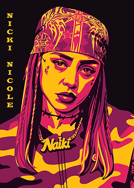 Nicki Nicole Portrait Art