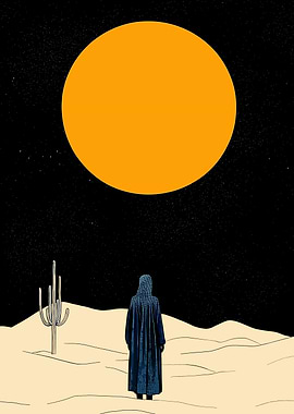 Desert Under the Burning Sun