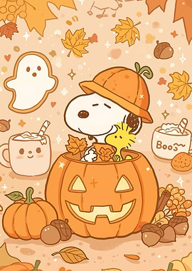 Snoopy and Woodstock Halloween