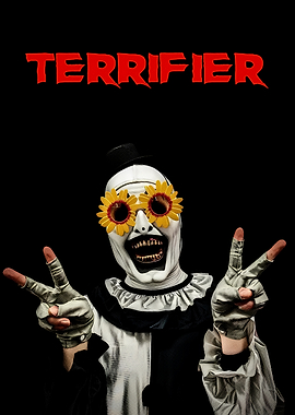 Terrifier Art the Clown with Flowers