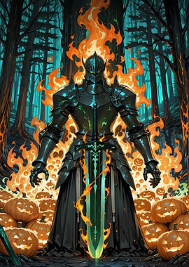Knight of the Blazing Pumpkins