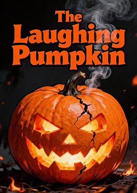 The Laughing Pumpkin Halloween Poster