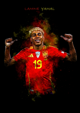 Lamine Yamal Portrait