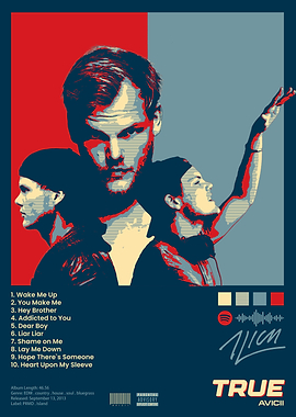 Avicii True Album Cover Art