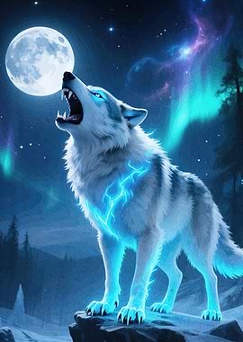 Howling Wolf Moonlight