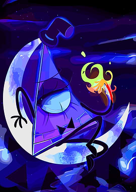 Bill Cipher on the Moon