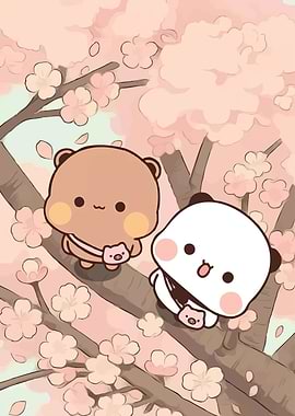 Bears Cherry Blossom Tree