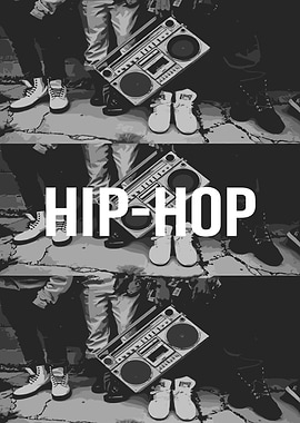 Hip-Hop Culture Black and White music