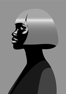 Monochrome Portrait of a Woman