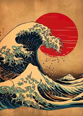 The Great Wave off Kanagawa Art