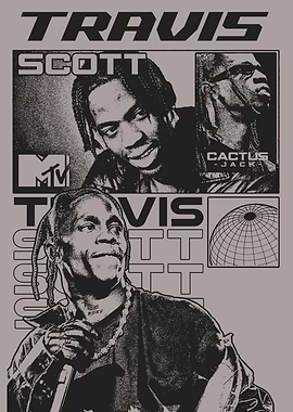 Travis Scott Graphic Art