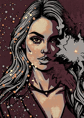 Pop Art Portrait of a Woman