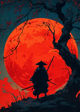 Samurai under the Red Moon