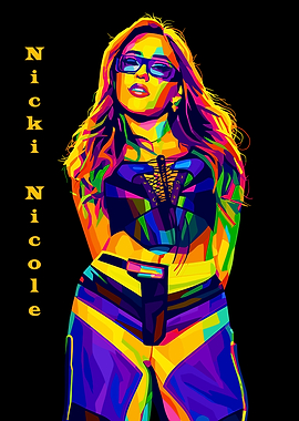 Nicki Nicole Pop Art Portrait