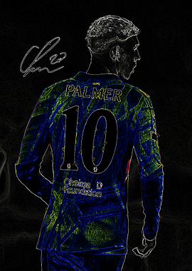 Cole Palmer Football Club Art