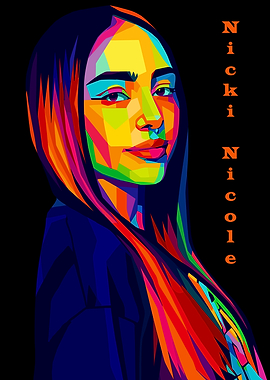 Nicki Nicole Pop Art Portrait