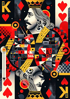 King of Diamonds Card Art