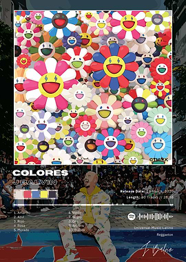 J Balvin Colores Album Cover