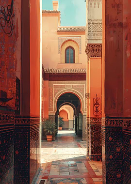 Moroccan Courtyard Architecture