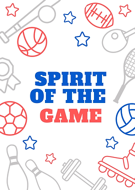 Spirit of the Game Sports Illustration