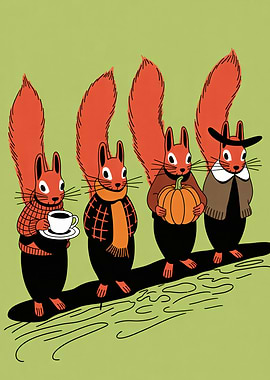 Cute Squirrels