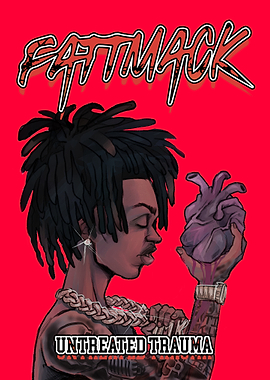 Fattmack Untreated Trauma Album Cover Art