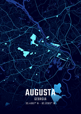 Augusta Midnight City Map