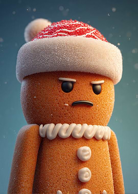 Grumpy Gingerbread Man
