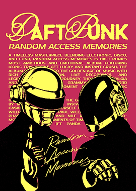 Daft Punk Random Access Memories Poster