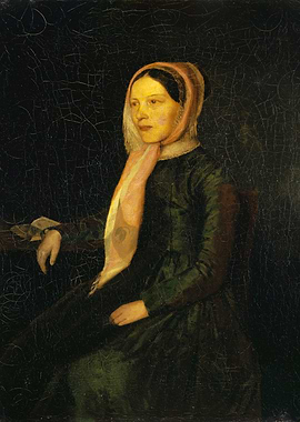Portrait of a Woman with Scarf