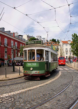 Lisbon Tram Tour in Cityscape