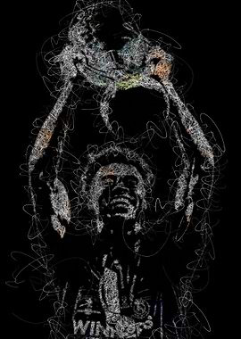 Desire Doue Celebration Scribble Art