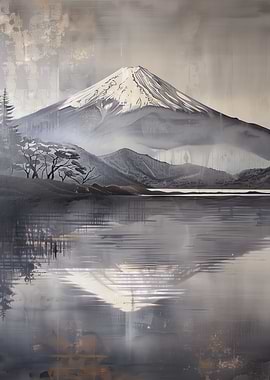 Mount Fuji Landscape Painting