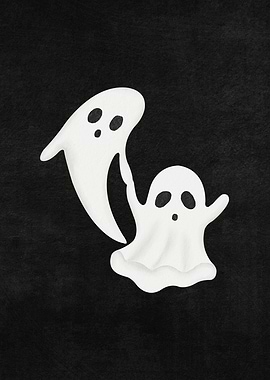 Playful Ghost Friends