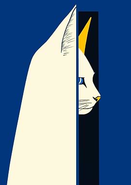 The Cat Behind the Door