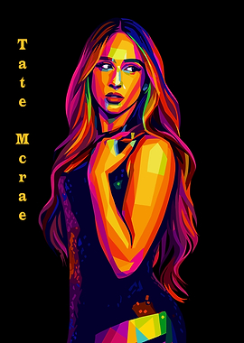 Tate McRae Pop Art Portrait
