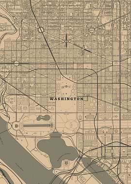 Detailed Map of Washington D.C.