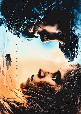 Interstellar Movie Poster Art