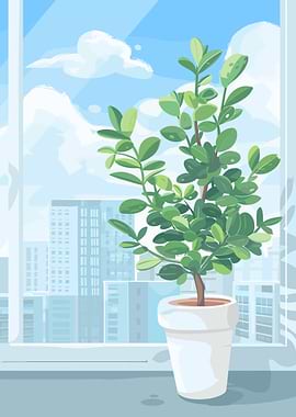 Indoor Plant by the Window