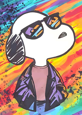 Cool Snoopy with Sunglasses