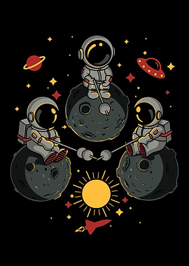 Space Camp Fire- Funny Astronauts in Space