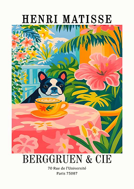 Henri Matisse Exhibition Poster with Dog