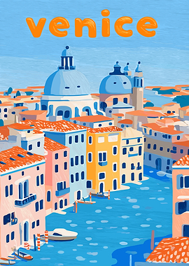 Venice Cityscape Illustration