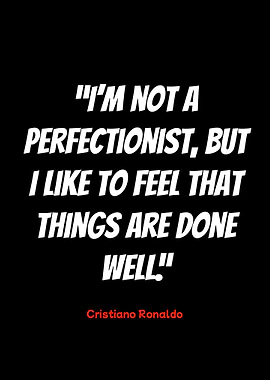 cristiano ronaldo quote on black background