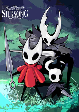 Hollow Knight Silksong characters artwork