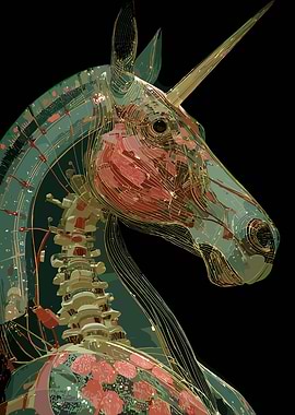 Abstract Unicorn Anatomy