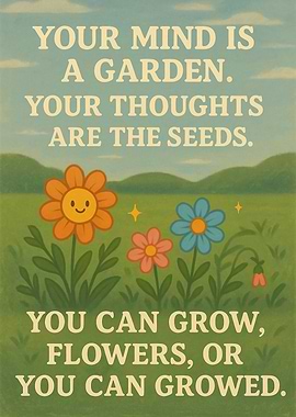 Mind Garden: Thoughts as Seeds