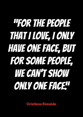 cristiano ronaldo quote on black background